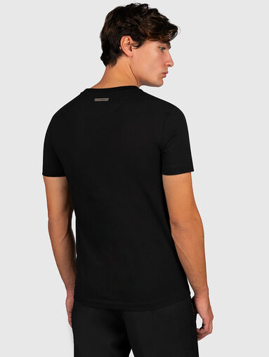Cotton t-shirt with logo print - 5