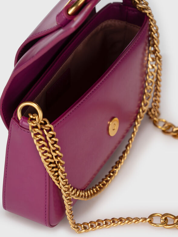 Crossbody bag with metal logo  - 6