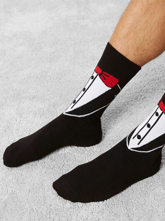 NEW YEAR EVE FAMILY socks with print - 1