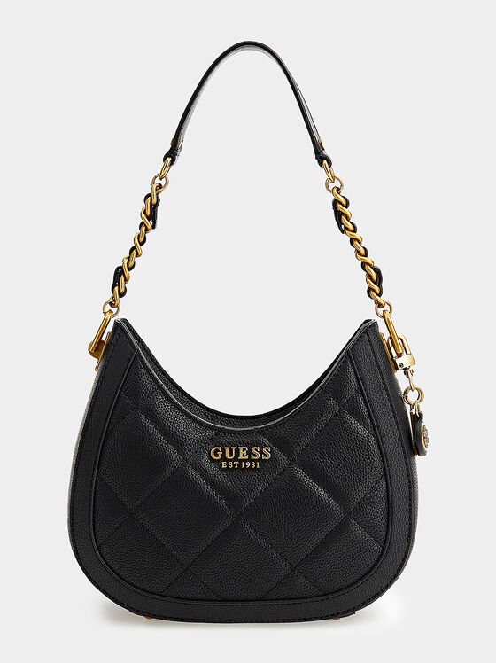 ABEY hobo bag in beige color with quilted effect - 1