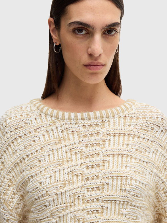 FLOMIRA cotton blend sweater - 3