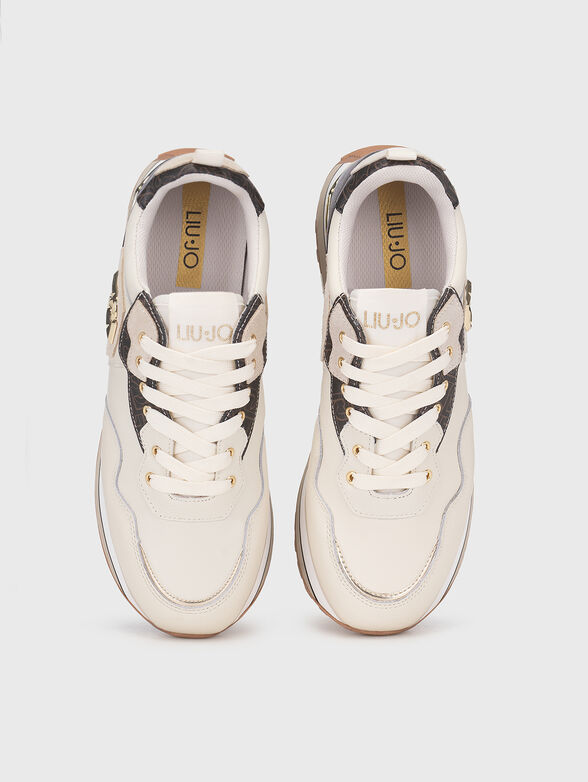 Sneakers with logo accent - 6