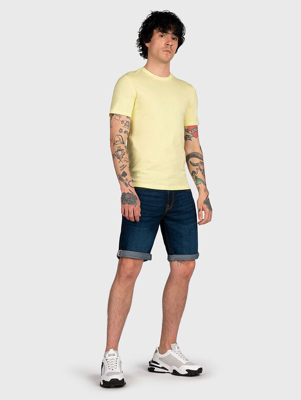 SONNY dark blue denim shorts - 4