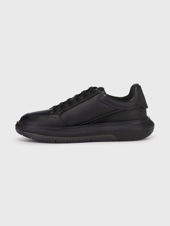 Black sneakers with logo  - 4