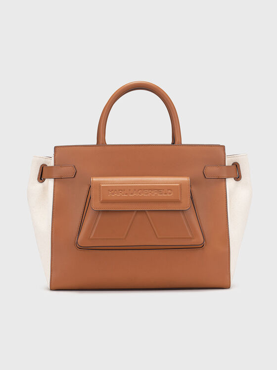 IKON leather bag with long handle - 1