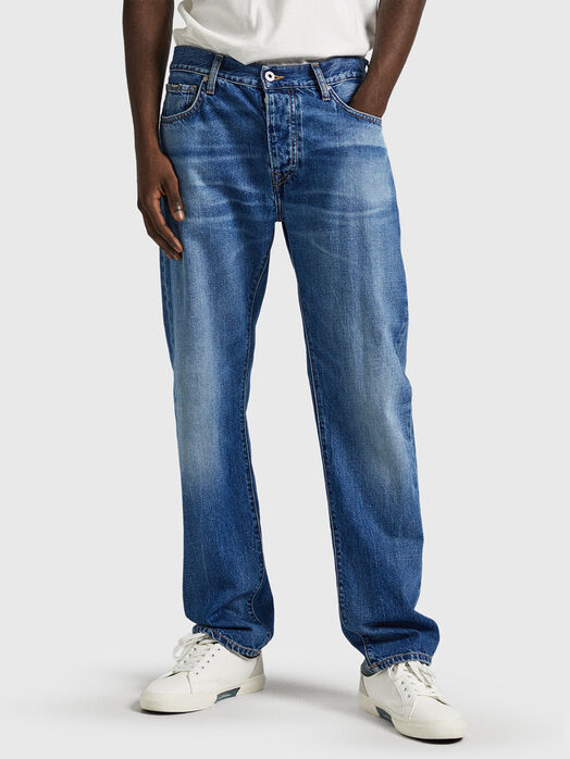 Jeans with washed effect