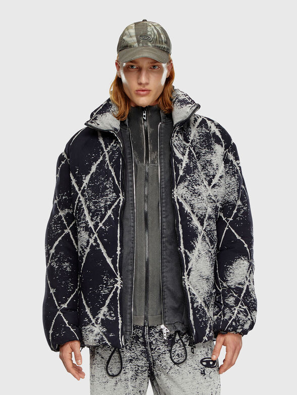 W-MARCEL jacket with contrasting print - 1