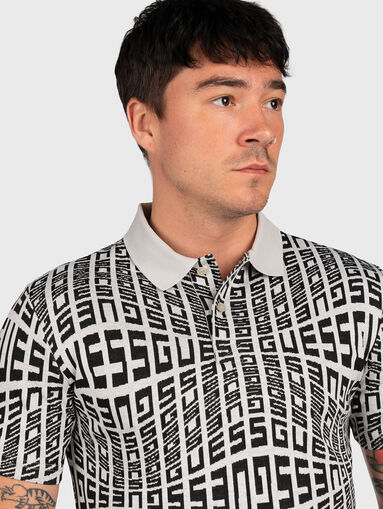HENKE polo shirt with logo motifs - 4