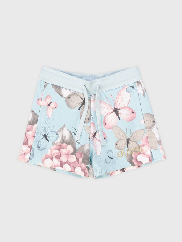Floral print shorts - 1