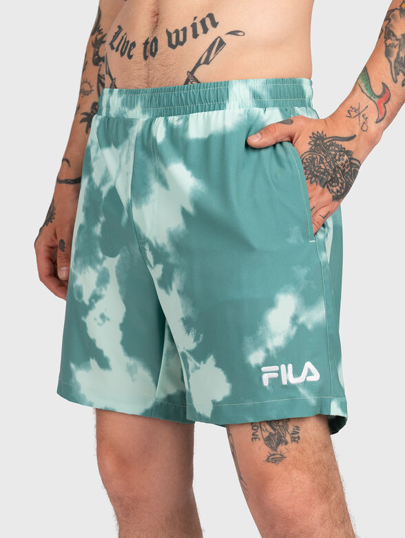 SAVONA AOP beach shorts with tie-dye effect - 6