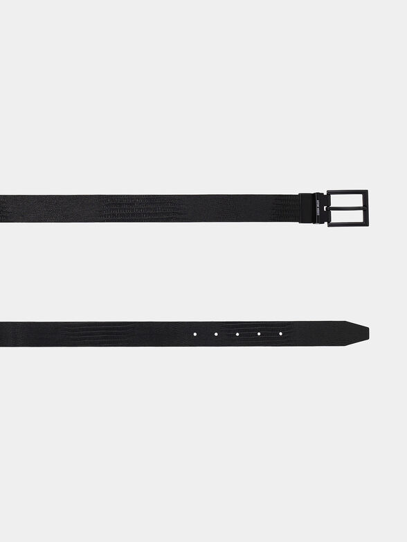 Reversible belt with snake print - 2