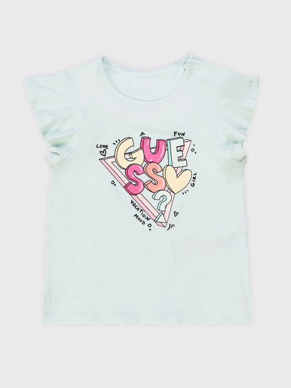 Cotton T-shirt with print - 1