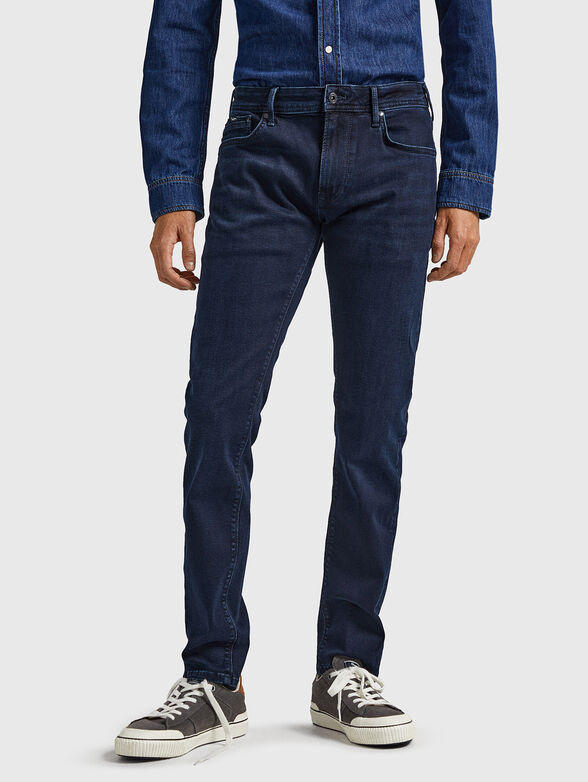 STANLEY dark blue straight jeans - 0
