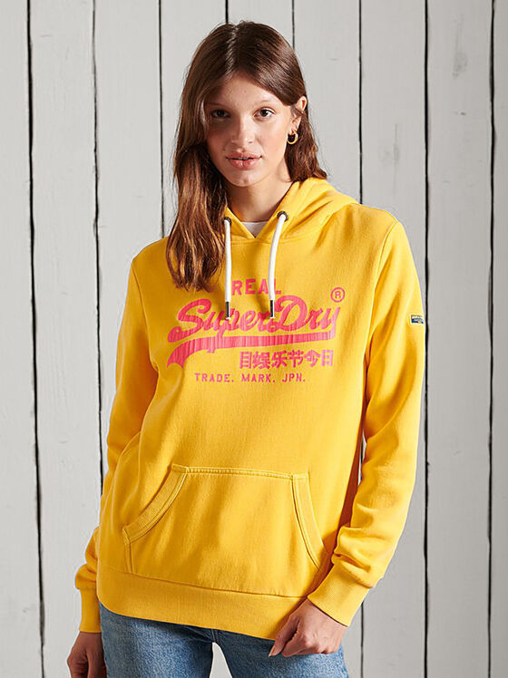 Sweatshirt with logo print - 1