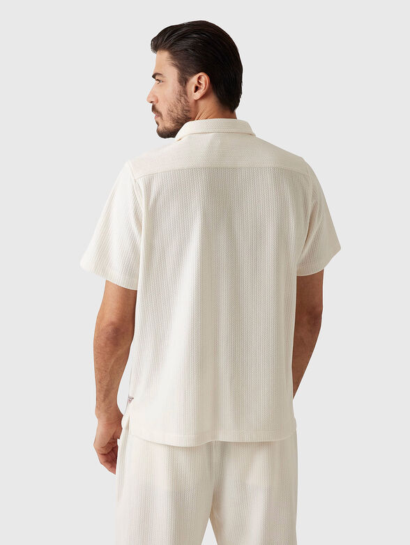 Textured short sleeve shirt  - 2