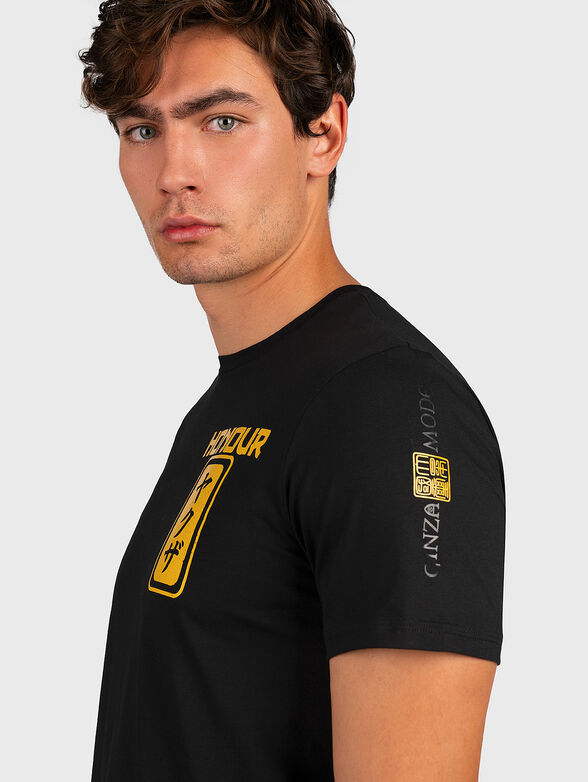 GMTS 114 T-shirt with animal accent - 4