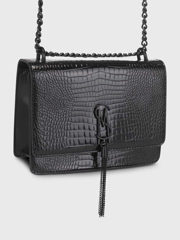 Croc-effect crossbody bag  - 5