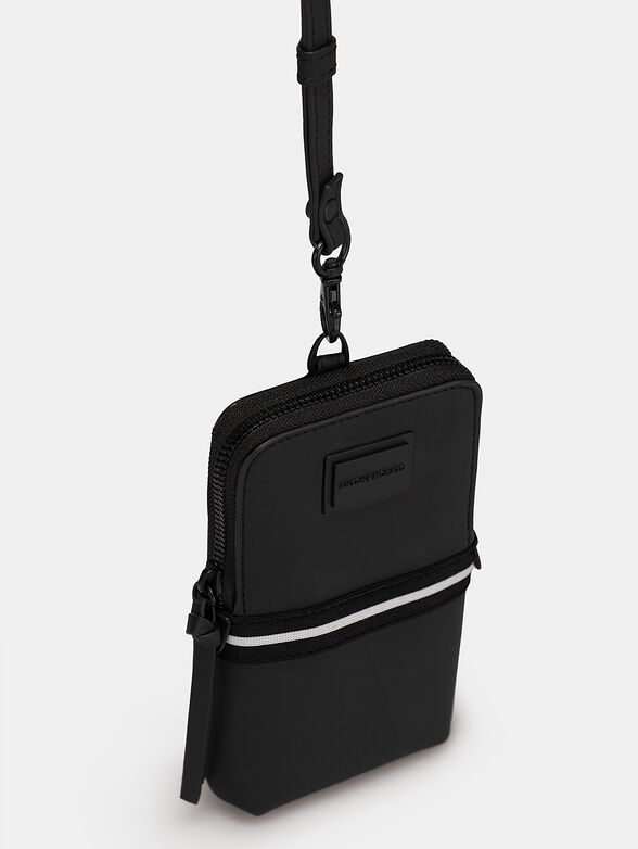 Black phone case with zipper - 5