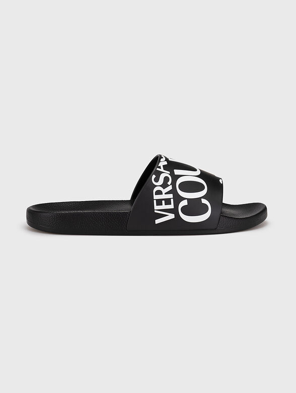 FONDO SLIDE slippers with logo accent - 1