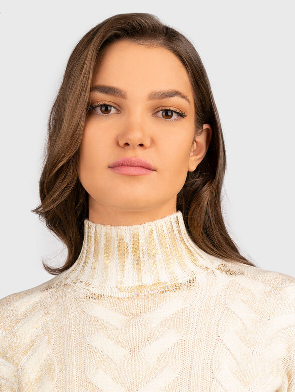 DIANE black knitted sweater - 4
