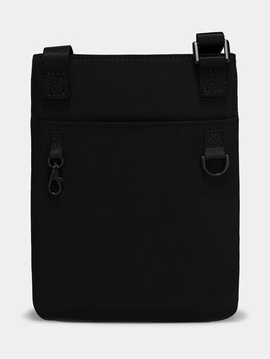 Black crossbody bag with logo detail - 3