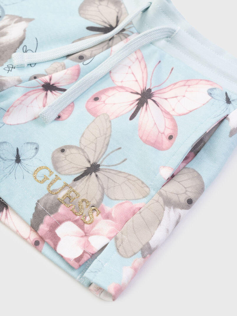 Floral print shorts - 3