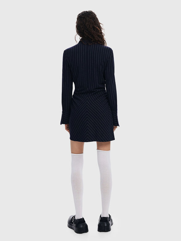 Striped slim dress - 1
