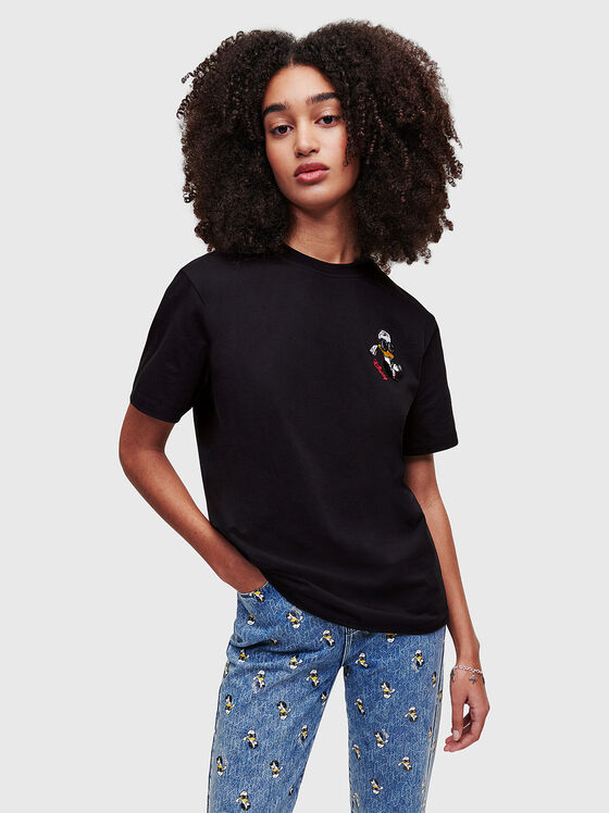 KLxDISNEY black T-shirt with embroidery - 1