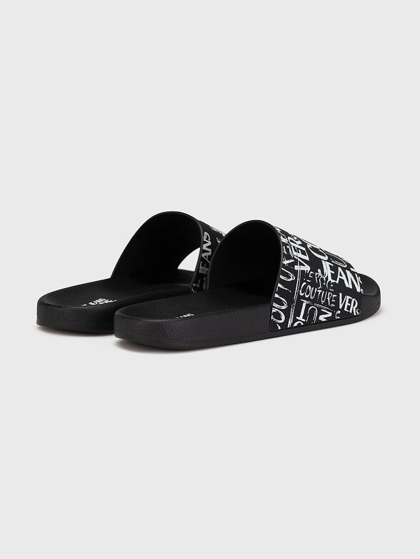 FONDO SLIDE slippers with monogram logo print - 3
