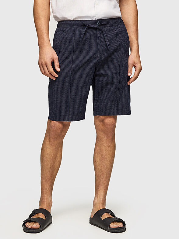 CASTLE striped shorts - 0
