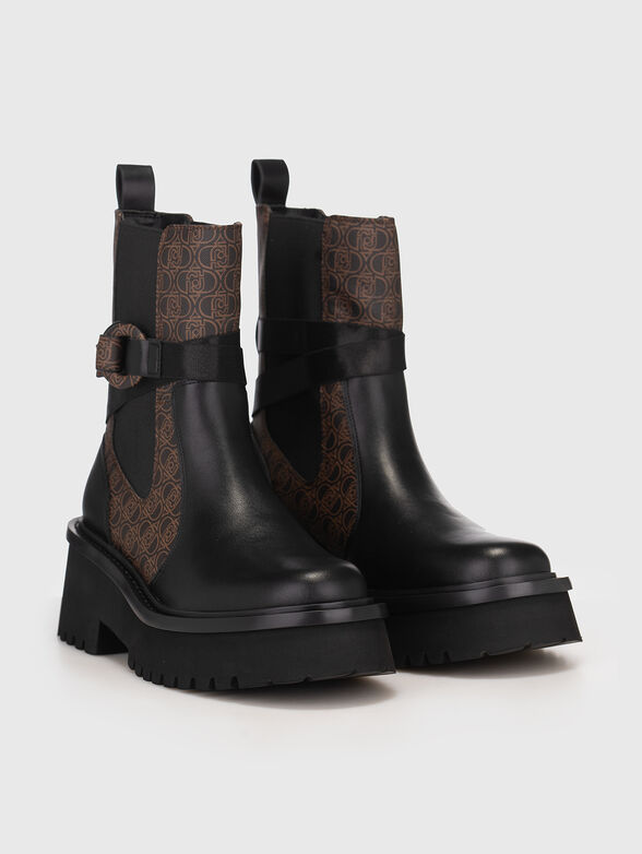 FLAIR 16 boots with logo print - 1