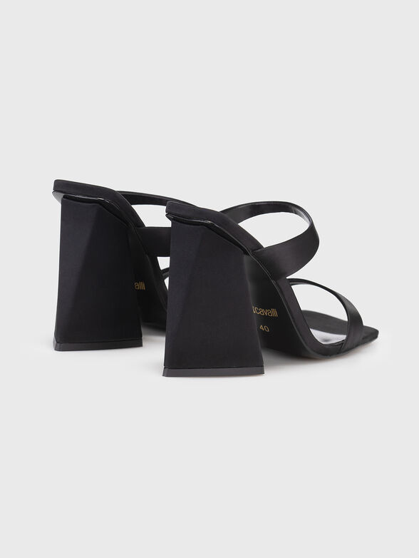 Black heeled sandals - 3