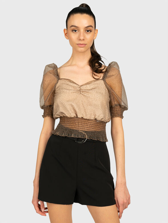 HALIMA Animal printed blouse - 1