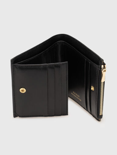 Wallet with gold logo - 3