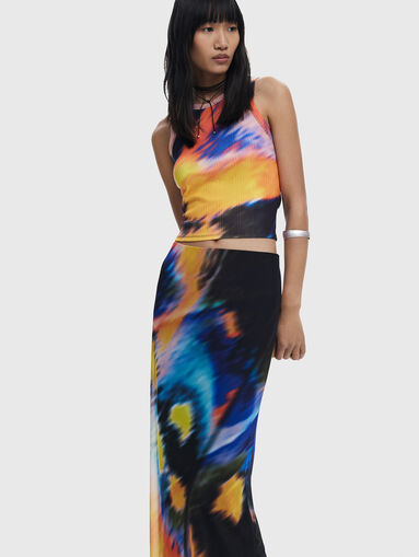Printed midi skirt - 3