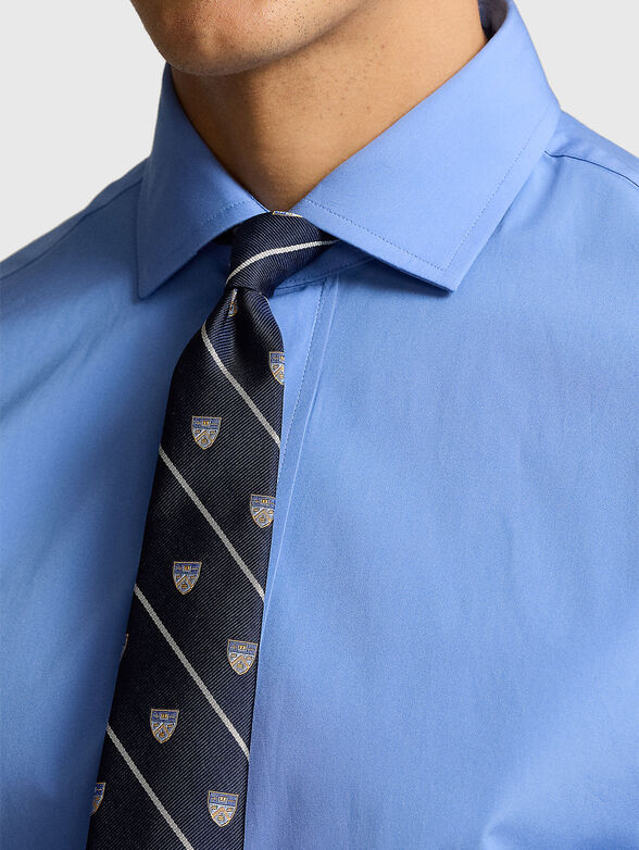 Blue cotton shirt - 3
