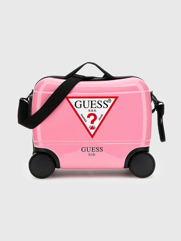 Trolley suitcase with logo detail - 1