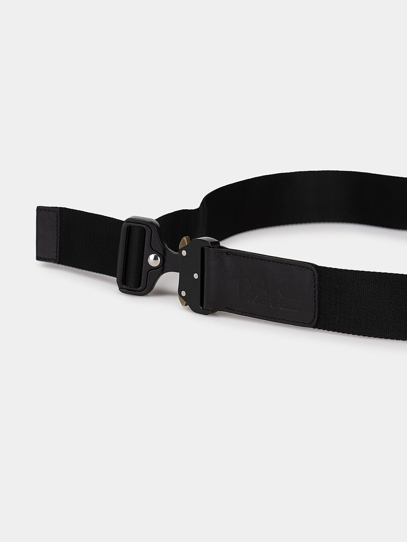 Textile belt with logo branding - 3