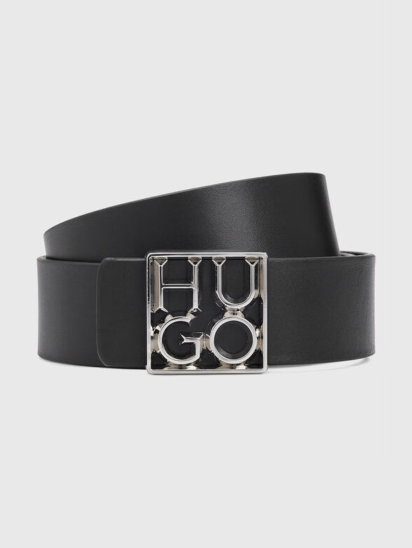 Belt with logo buckle - 0