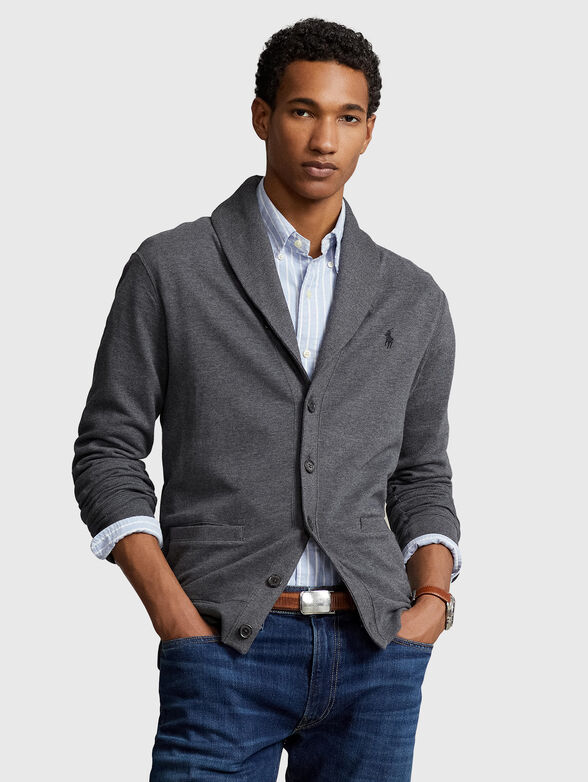 Cotton-blend cardigan  - 0