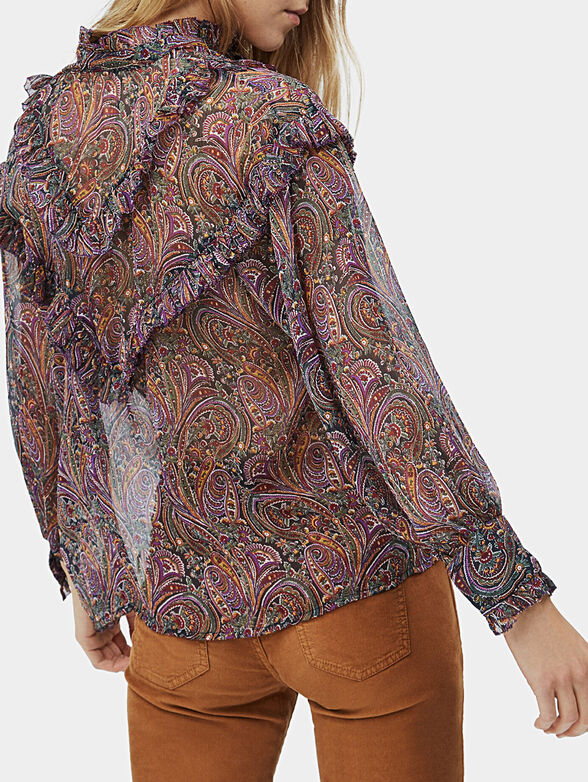 REGINA shirt with multicolor print - 2