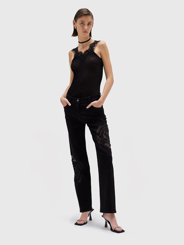 Straight jeans with accent details - 3