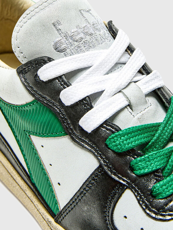 MI BASKET Leather sneakers - 4
