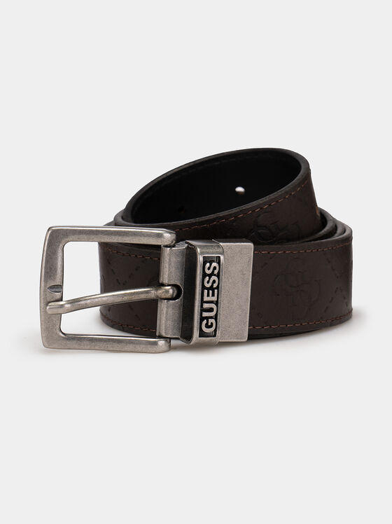 Leather reversible belt - 1
