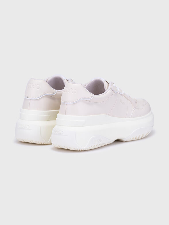 Sports shoes in ecru color - 3