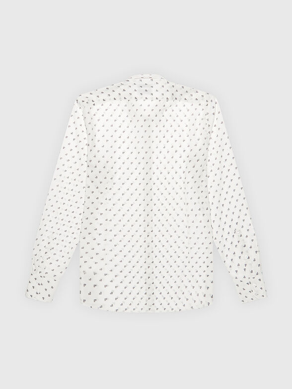 NAPOLI cotton shirt with print - 1