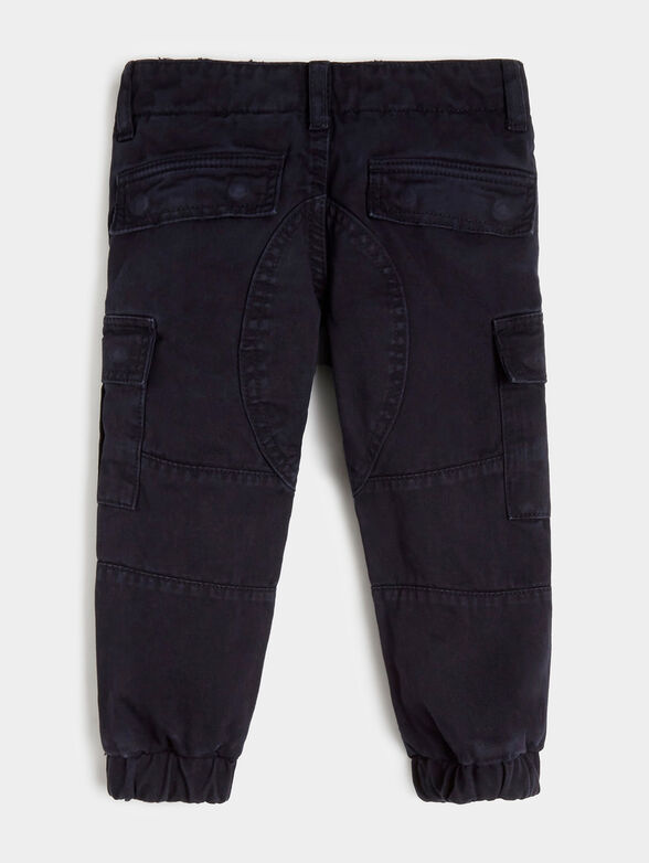 Dark blue cargo pants - 2