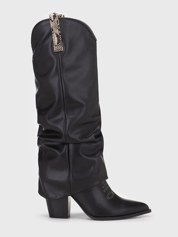 Black boots with animal details - 1