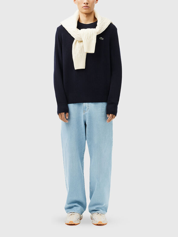 Crew neck wool sweater - 2