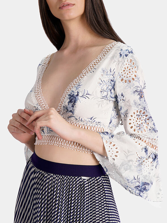 TRISTA Top with embroidery details - 2